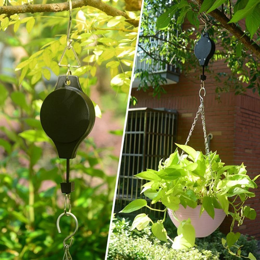 Crochet Rétractable Pour Paniers De Jardin Pots, Mangeoire À Oiseaux