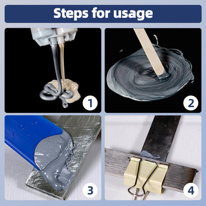 Adhésif de réparation métallique résistant à la chaleur et imperméable